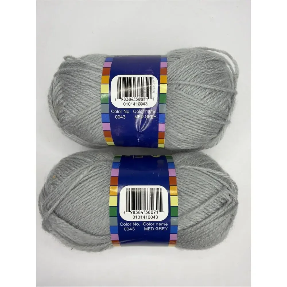 Lot Of 5 Herschel’s 2 Ply Afghan Yarn 2 Oz / 56g Acrylic Craft DIY Crochet Gift